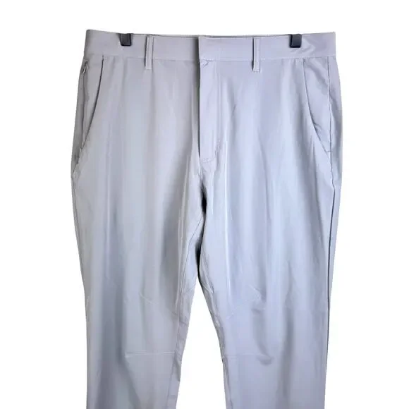 Fabletics 31x30 The Only Pant Gray Lightweight Pull On Mid Rise Pants 5 Pocket - Picture 5 of 11